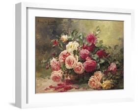 Roses-Albert Tibule Furcy de Lavault-Framed Giclee Print