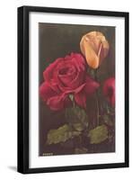 Roses-null-Framed Art Print
