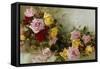 Roses-Alice B Chittenden-Framed Stretched Canvas