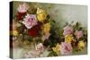 Roses-Alice B Chittenden-Stretched Canvas