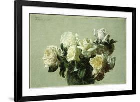 Roses-Henri Fantin-Latour-Framed Premium Giclee Print