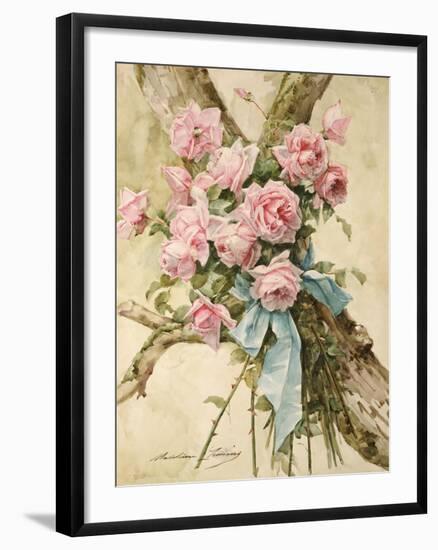 Roses-Madeleine Lemaire-Framed Premium Giclee Print