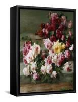 Roses-Cristofano Allori-Framed Stretched Canvas