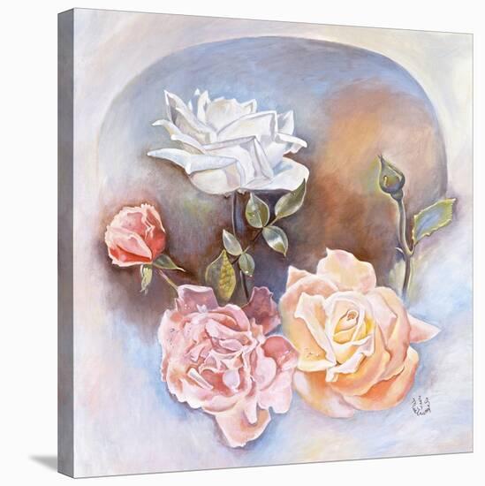 Roses-Judy Mastrangelo-Stretched Canvas