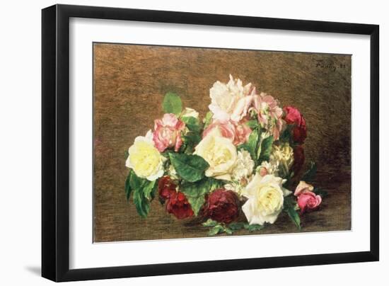 Roses-Henri Fantin-Latour-Framed Giclee Print