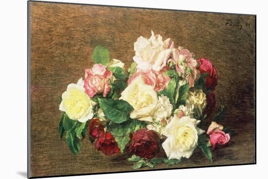 Roses-Henri Fantin-Latour-Mounted Giclee Print