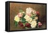 Roses-Henri Fantin-Latour-Framed Stretched Canvas