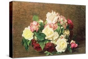 Roses-Henri Fantin-Latour-Stretched Canvas