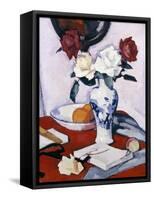 Roses-Samuel John Peploe-Framed Stretched Canvas