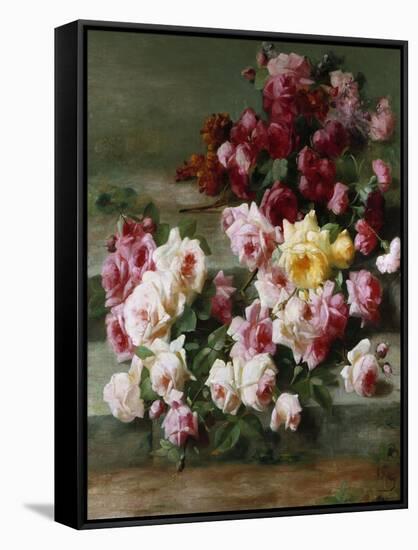 Roses-Cristofano Allori-Framed Stretched Canvas