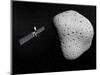 Rosetta Probe and Comet 67P Churyumov-Gerasimenko-null-Mounted Art Print