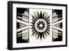 Rosette Burst-null-Framed Art Print