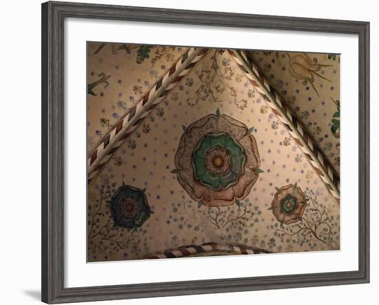 Rosette, Fresco, 1459 Gothic, Chapel of the Three Kings (Named by Christian I)-null-Framed Photographic Print