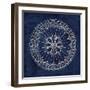 Rosette I Indigo-Wild Apple Portfolio-Framed Art Print