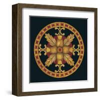 Rosette IV-Lee Anderson-Framed Art Print