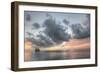 Rosette Sunset With Clipper-Robert Goldwitz-Framed Giclee Print