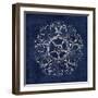 Rosette VI Indigo-Wild Apple Portfolio-Framed Art Print