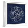 Rosette VI Indigo-Wild Apple Portfolio-Framed Art Print