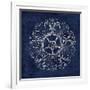 Rosette VI Indigo-Wild Apple Portfolio-Framed Art Print