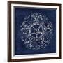 Rosette VI Indigo-Wild Apple Portfolio-Framed Art Print