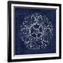 Rosette VI Indigo-Wild Apple Portfolio-Framed Art Print