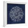 Rosette VIII Indigo-Wild Apple Portfolio-Framed Art Print