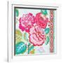 Rosey Florals-Violet Leclaire-Framed Art Print