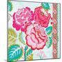 Rosey Florals-Violet Leclaire-Mounted Art Print