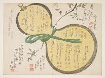 Water Gourd and Cherry Blossoms-Rosh?-Stretched Canvas