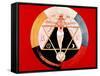 Rosicrucian Symbol of the Hermetic Order of the Golden Dawn-null-Framed Stretched Canvas