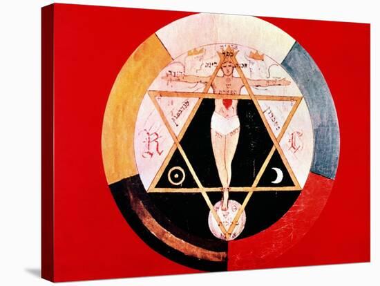 Rosicrucian Symbol of the Hermetic Order of the Golden Dawn-null-Stretched Canvas