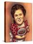 Rosie, 2001 (Acrylic on Illustration Board)-Anita Kunz-Stretched Canvas