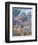 Rosie in the Poppygarden II-Paula Nightingale-Framed Art Print