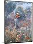 Rosie in the Poppygarden II-Paula Nightingale-Mounted Art Print