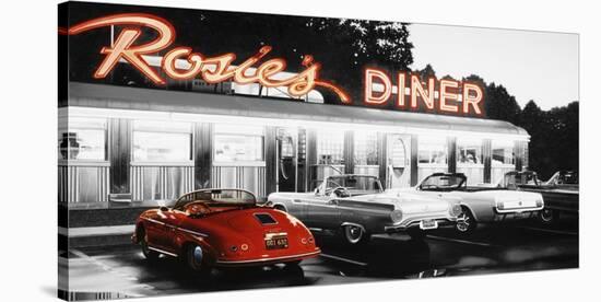 Rosie's Diner #5-Robert Gniewek-Stretched Canvas