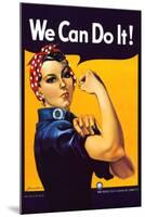 Rosie the Riveter (1944)-J^ Howard Miller-Mounted Poster