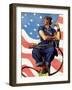 "Rosie the Riveter", May 29,1943-Norman Rockwell-Framed Premium Giclee Print