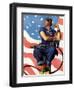 "Rosie the Riveter", May 29,1943-Norman Rockwell-Framed Giclee Print