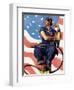 "Rosie the Riveter", May 29,1943-Norman Rockwell-Framed Giclee Print