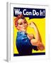 Rosie the Riveter Vintage War Poster from World War Two-Stocktrek Images-Framed Premium Photographic Print