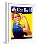 Rosie the Riveter Vintage War Poster from World War Two-Stocktrek Images-Framed Photographic Print