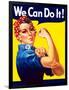 Rosie the Riveter Vintage War Poster from World War Two-Stocktrek Images-Framed Photographic Print