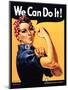 Rosie the Riveter We Can Do It-J^ Howard Miller-Mounted Art Print