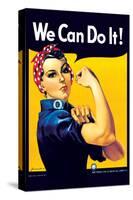 Rosie the Riveter-J^ Howard Miller-Stretched Canvas