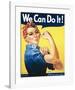 Rosie the Riveter-J Howard Miller-Framed Art Print