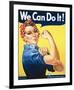 Rosie the Riveter-J Howard Miller-Framed Art Print