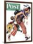 "Rosie to the Rescue" Saturday Evening Post Cover, September 4,1943-Norman Rockwell-Framed Giclee Print