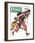 "Rosie to the Rescue" Saturday Evening Post Cover, September 4,1943-Norman Rockwell-Framed Giclee Print