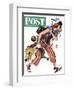 "Rosie to the Rescue" Saturday Evening Post Cover, September 4,1943-Norman Rockwell-Framed Giclee Print