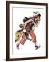 "Rosie to the Rescue", September 4,1943-Norman Rockwell-Framed Giclee Print